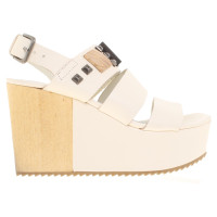 Vic Matie Leather wedges