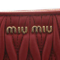 Miu Miu Pochette in matelassé leather