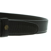 Aigner Leather belt in black