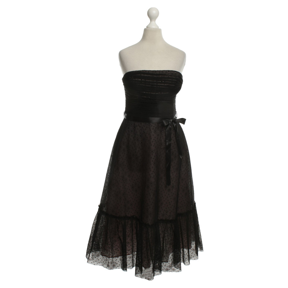Bcbg Max Azria Dress With Lace in Black