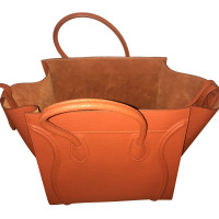 Céline Phantom Luggage aus Leder in Orange