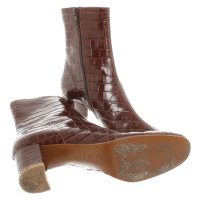 By Far Ankle boots Leather in Brown