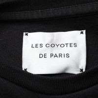 Les Coyotes De Paris Top en Coton en Noir
