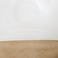 Bottega Veneta Handtasche aus Leder in Creme