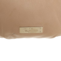 Valentino Garavani Clutch Bag Leather in Beige
