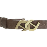 Aigner Leather belt with decorative buckle