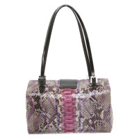 Fendi Handtasche aus Leder in Violett