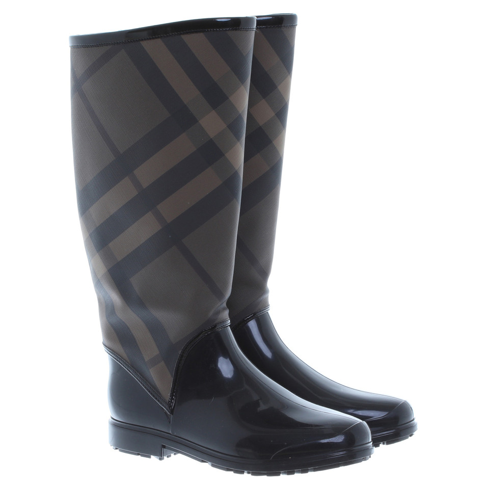 Burberry Rubber boots with pattern