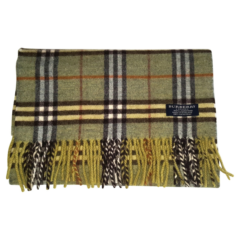 Second Hand Burberry Scarf/Shawl Wool 