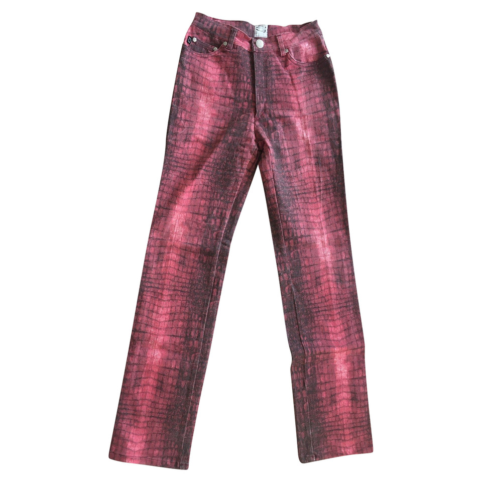 Just Cavalli Trousers Cotton in Pink