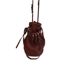 Alexander Wang Diego Bucket Bag Small Leather in Brown