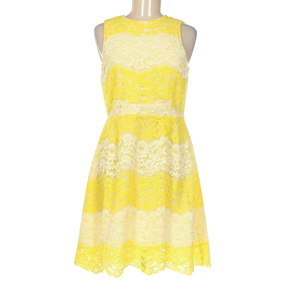 Anthropology Dress in Yellow