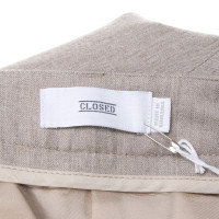 Closed Broek in Beige