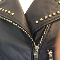 Marc Cain Leather jacket with pegs