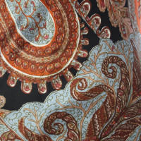 Antik Batik Maxi-Kleid aus Seide