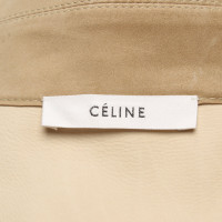 Céline Jacke/Mantel aus Leder in Beige