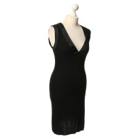 Giorgio Armani Vloeiende jurk in zwart
