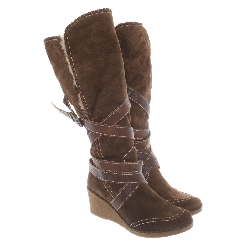 Kurt Geiger Boots Leather in Brown
