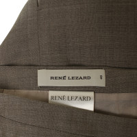 René Lezard Pencil skirt in grey