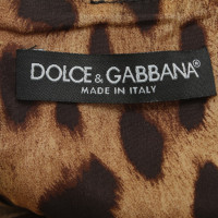 Dolce & Gabbana Goldfarbenes Kleid 