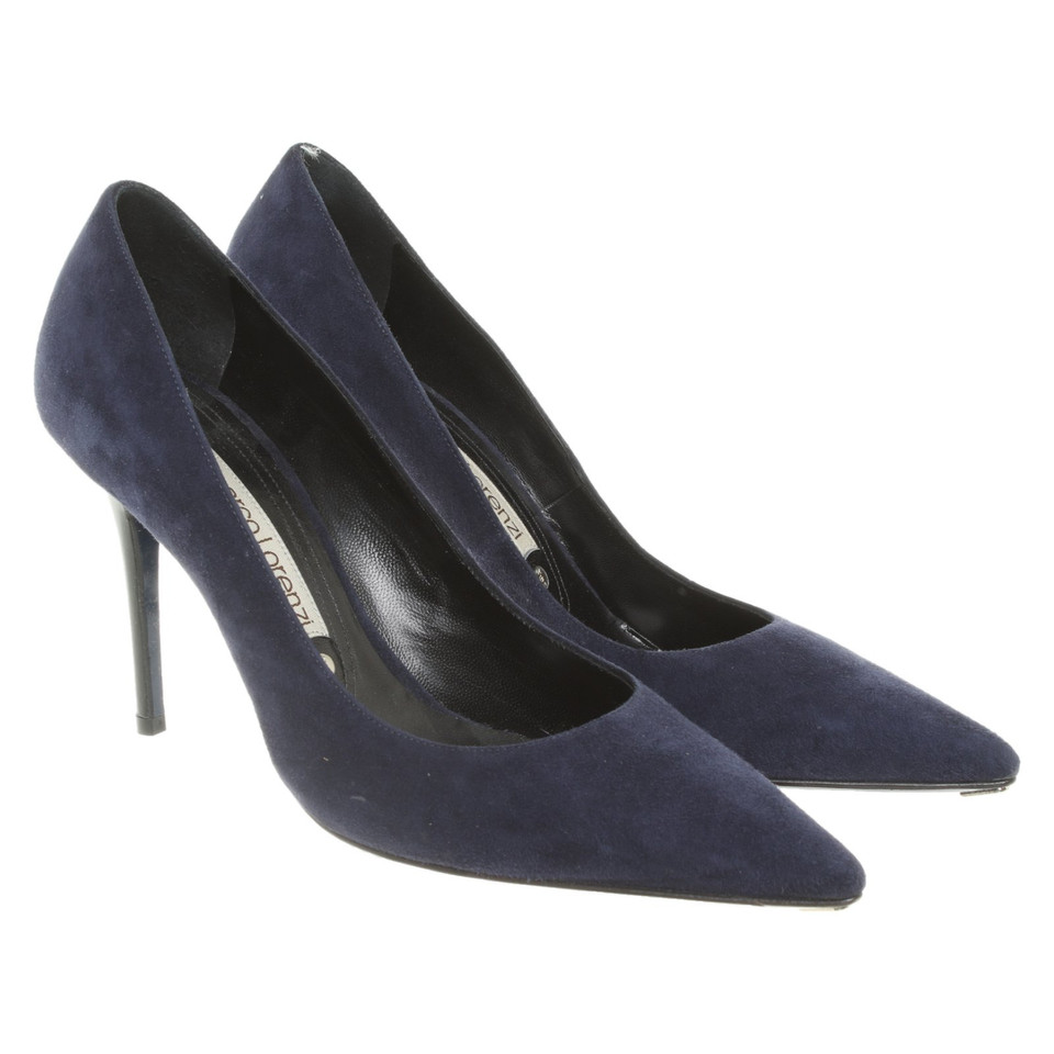 Gianmarco Lorenzi pumps en bleu