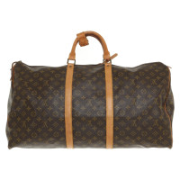 Louis Vuitton Keepall 60 aus Canvas in Braun