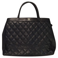 Chanel Maxi Chanel tas in zwart leer
