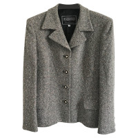 Versus Giacca/Cappotto in Lana in Grigio