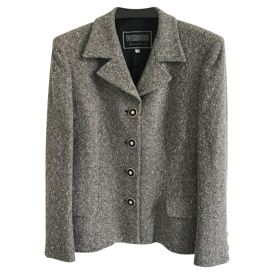 Versus Jacket/Coat Wool in Grey