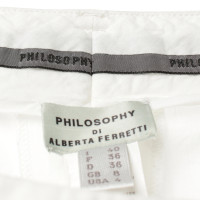 Philosophy Di Alberta Ferretti Pant in white