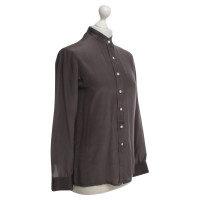 Cacharel Silk blouse in dark gray