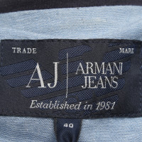 Armani Jeans Blazer aus Jersey in Blau