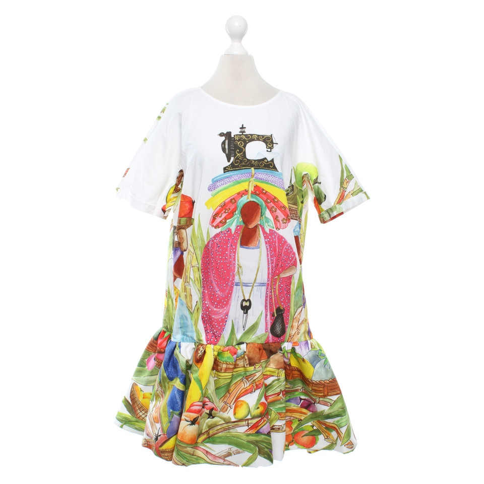 Stella Jean Kleid mit Muster-Print