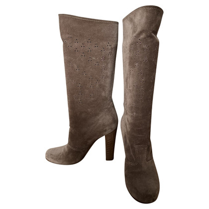 Le Silla  Boots Leather in Taupe