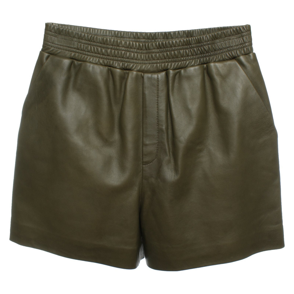 Missoni Shorts Leather in Olive
