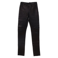 Malvin Trousers Leather in Black