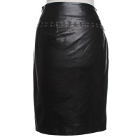 Laurèl Leather pencil skirt