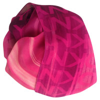 Dkny Schal/Tuch aus Seide in Rosa / Pink
