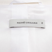 René Lezard Coat in white