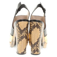 Dries Van Noten Sandals in reptile design