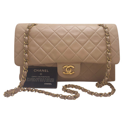 Chanel Flap Bag Mini Leather in Beige
