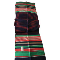 Yves Saint Laurent silk scarf with stripe pattern