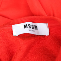 Msgm Oberteil aus Baumwolle in Rot