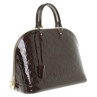 Louis Vuitton "Alma MM Monogram Vernis Amarante"