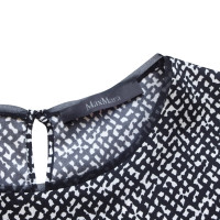 Max Mara Zijden blouse met patroon
