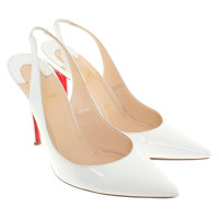 Christian Louboutin Slingbacks in bianco