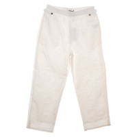 Max & Moi Paire de Pantalon en Coton en Blanc