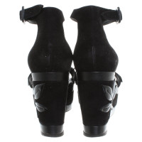 Hermès Platform sandals in black