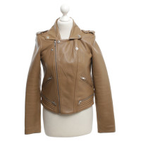 Maje Leather jacket in brown