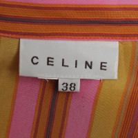 Céline Bluse mit buntem Streifenmuster